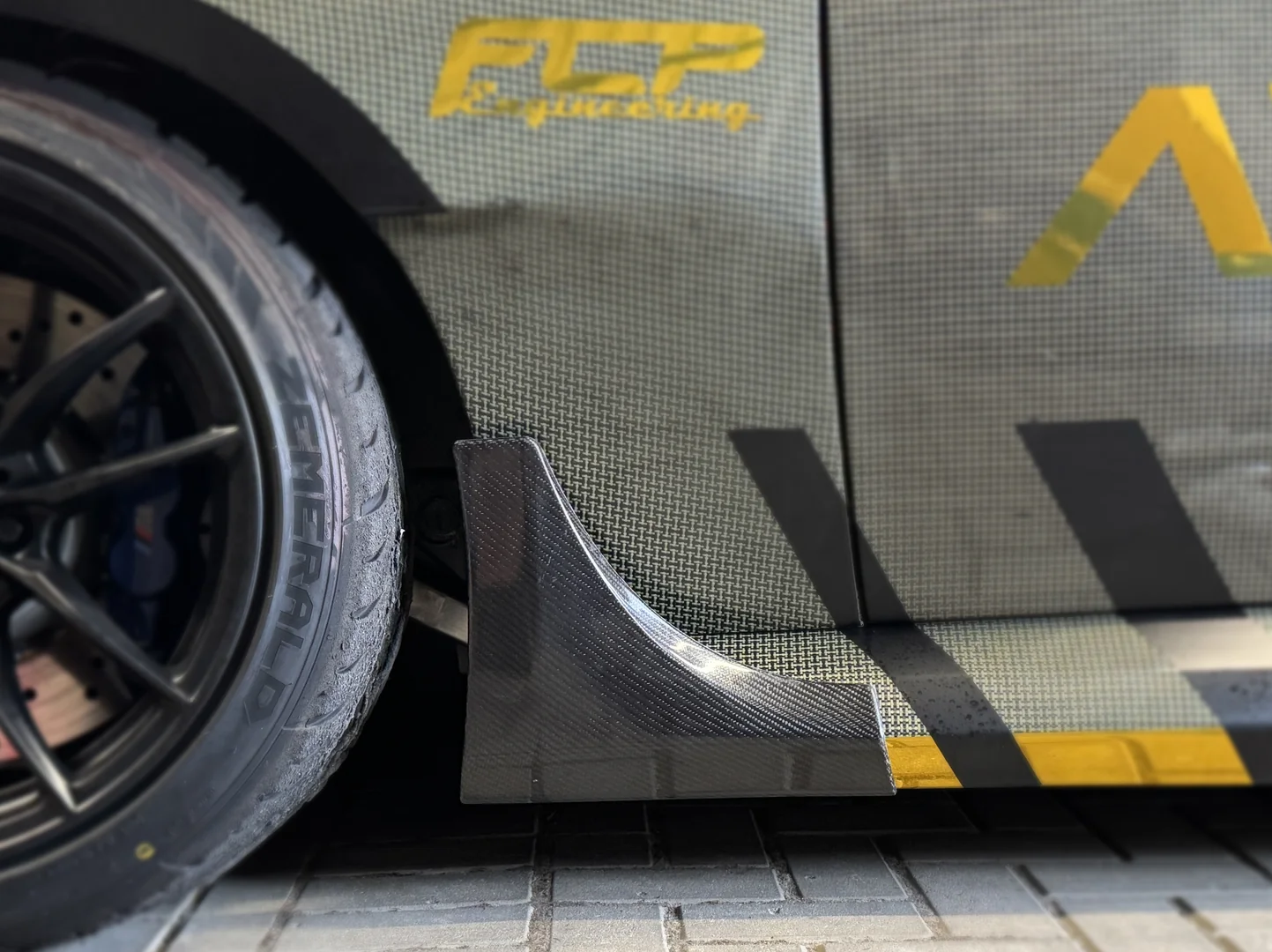 Front Left sideskirt sill plate , G87 M2 thumbnail 4